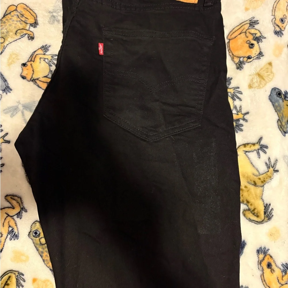 Levi's Black Slim Straight Jeans - Picture 3 of 3